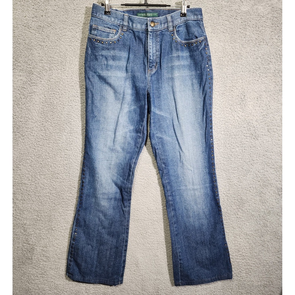 Lauren Jeans Co. Ralph Lauren Womens Size 4 Studded Pants